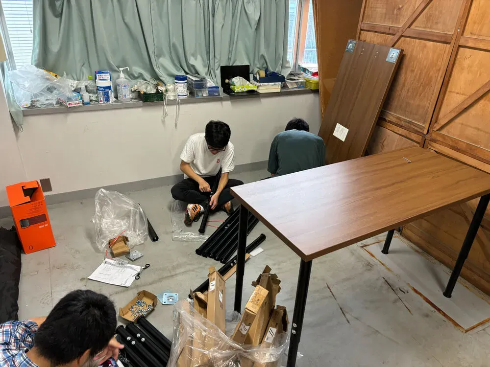 作業の様子